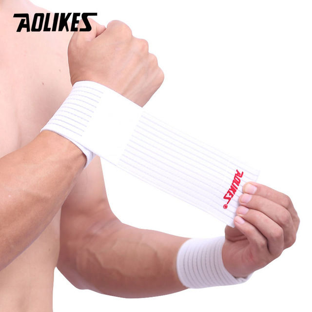 【Estrus Store】Dayselect 40cm Wrist Band 1Pcs Elastic Bandage Hand Wrist Strap Wrap Wristband Sport Gym Support Protector