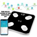 Body Weight Scale Digital body Fat Scale – A complete Body Composition Analysis with smartphone APP iOS & Android APP (Bluetooth). 
