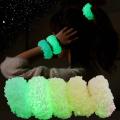ECHIDNA Hair Tie Fuzzy Girls Glowing Hair Band. 