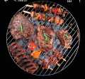 Stainless Multipurpose Steel Round Grill Net with Foot Baecue Rack Steam Baking Rack Camping Outdoor BBQ Meshes. 