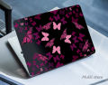 Butterflyss Mix_ Laptop back cover / skin / sticker for girls / boys - Vinyl Sticker Decal - For All Laptops - Sizes 13 13.3 14.6 15 15.4 15.6 inches Laptop. 