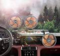 Car Fan Triple-Head Vehicle Fan 2 Speeds 360 Degree Adjust Able 12 V / 0.4 A. Power 5 Watt. 