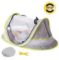 Outdoor Comfort: The SANSBUG 1-Person Popup Screen Tent with Tarp Floor (Small). 