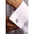 PERSONALISED LETTER CUFFLINKS FOR MEN. 