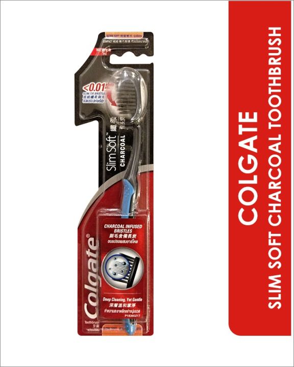 Colgate Slim Soft Charcoal Toothbrush
