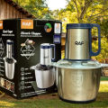 RAF Electric Food Chopper 3.0L Stainless Steel Bowl, Powerful Meat & Vegetable Grinder, 3-Speed Electric Chopper Machine. 