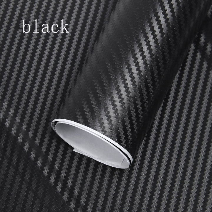 Black Carbon Fiber 3D Vinyl for Cars, Bikes, Laptop and Mobiles