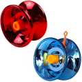 1Pcs Fine Quality High Speed Metal YoYo Aluminum Alloy Metal Yoyo Responsive High-speed Yoyo Toys for Kids Random Color Pack of (01). 