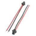 2PCS/1Pair - JST 2.54mm SM 2 Pin Connector Plug Male and Female. 
