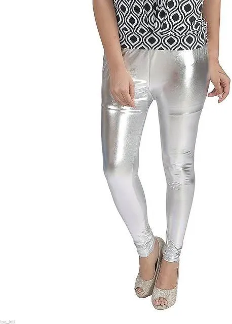 PAK%20OF%201%20PCS%20-Golden%20And%20Silver%20Tights%20With%20Shine%20Stuff%20For%20Women,Girls%20-%20Image%203