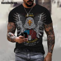 American Eagle Graphics Printed 3D T-shirt Men WOmen Trendy Fashion Oversized O-Neck Short Sleeve T-shirt. 