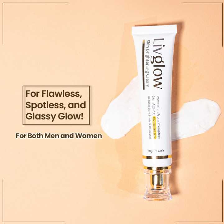 LIVGLOW%20Skin%20Brightening%20Cream%20-%2030gm%20-%20Unisex%20(Men%20&%20Women),%20Best%20Night%20Cream,%20Protection%20from%20Premature%20Skin%20Ageing,%20Lighten%20the%20Skin,%20Reduces%20Dark%20Spots%20&%20Blemishes.%20Skin%20Glow%20Cream,%20Treat%20Freckles,%20Original%20Cream%20-%20Image%203