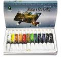 Maries Oil Painting Colours - 12 colours Marie's Oil Paints Set. 