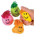 6 Pcs Set - Super Stretchy Moody Smiley Face Stress Less Flexible Squishy Stretchy Ball - Stress Release Squeeze - Stress & Pressure Relief Magic Ball - Converted Different Shape Like Slim Clay and Dough Toys For Kids Boys Girls Toy. 