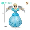 Electric Toy for Kids Magical Dancing Princess Robot with Projection Lighting Auto-unfolding Dress Perfect Children's Toy Accessories Attractive Cartoon Princess Toy. 