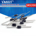 10PCS SB5200 SR5200 Schottky Barrier Rectifier Diode 5A 200V DO-201AD/DO-27. 