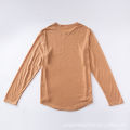 Men Blouse Long Sleeve Men Round Neck Winter Pullover Shirt. 