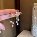 Fashion Delicate Crystal Women’s Drop Earrings Girls Accessories for Special Day Korean Style Female Earring. 