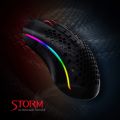 Redragon M808 Storm Lightweight RGB Gaming Mouse 85g Honeycomb Shell 12,400 DPI 7 Programmable Buttons. 