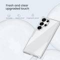 Nillkin Luxury Soft Silicone Case for Samsung Galaxy S25 Ultra Phone Cases Transparent TPU + PC Silicone Clear Back Cover. 