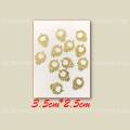 10 pcs pack , golden filigree for earrings pendants ,jewelry bases for resin work , thin metal bases,. 