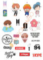 KPOP BTS TINY TAN BANGTAN BOYS STICKER SHEET UNCUT ( buy any 3 get 4) - JangoMango Store. 