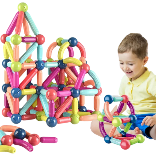 Magnetic Building Blocks 36pcs and 42pcs Set Learning Activity Toy For Kids