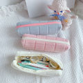 Pencil Case Smooth Metal Zipper Comfortable Touch Pencil Pouch. 