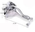 Fruit Press Manual Juicer Extractor Maker Stainless Steel, Hand Press Juicer Squeezer Portable Heavy Duty Premium Quality. 