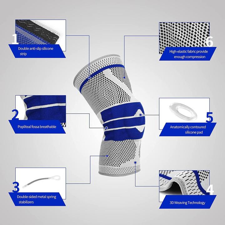 Advance Silicon knee brace support