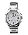 Bull Shark Digital Stainless Steel Men Sports Watch. 
