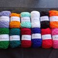 Multicolor 12 yarns Pack 100% Acrylic wool yarn 40gram each ball. 