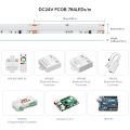 FCOB SPI RGBW IC LED Light Strip 784 LEDs WS2814 Addressable Dream Color 10mm DC24V SK6812 High Flexible FOB COB Lights Room Dec. 