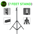 7 Feet / 2.1M Feet Tripod Aluminum Light Stand , DSLR , Multipurpose Ring Fill Light for studio. 
