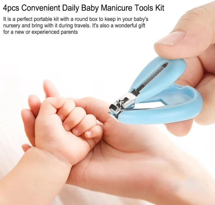 4pcs%20Baby%20Nail%20Clipper%20Set,%20with%20Cute%20Case%20Nails%20File%20Anti%20Pinch%20Baby%20Grooming%20Kit%20for%20Newborn,%20Infant,%20Toddler%20-%20Image%202