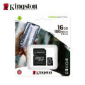 Kingston MicroSD Card Class 10 UHS-I Speeds Cell Phone Memory Card. 