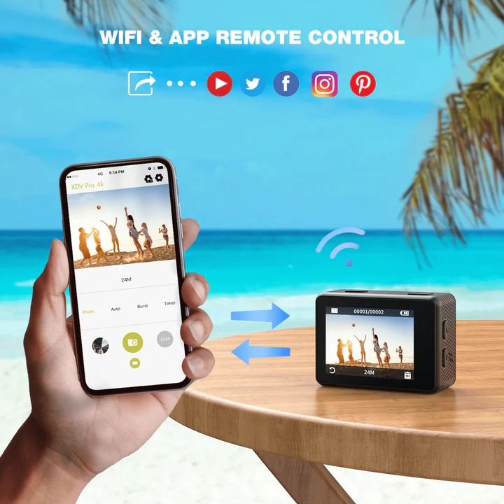 Campark%20X35/AC01%20Action%20Camera%204K%2024MP%20Wi-Fi%20Underwater%20Waterproof%20Camera%2040M%20with%20Dual%20Screen%20-%20Image%206