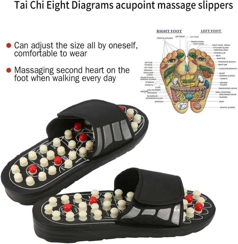 Acupressure Massage Slippers Shoes Sandals Mat for Relief Plantar