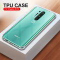 Shockproof Phone Case For Oneplus 8 Pro Case Clear Soft TPU Protection Cover For Oneplus 7T Pro 8T 8t 8Pro Nord N100 N10 5G Capa. 