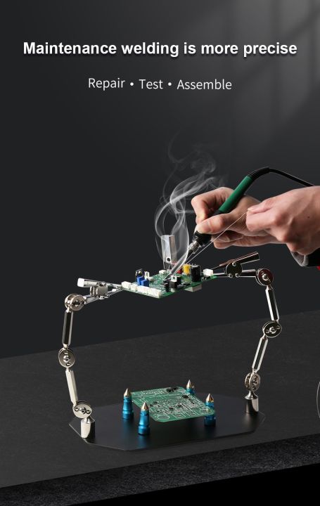 PCB%20Board%20Holder%20Adjustable%20Clamp%20Solder%20Helping%20Hands%20Tool%20-%20Image%204