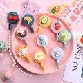 【Footprint】 1Pc Cute Wall Hooks Key Holder Door Hanging Plastic Self Adhesive Wall Hanger Cartoon Fruits Shape Hook For Kids Room Home Decor. 