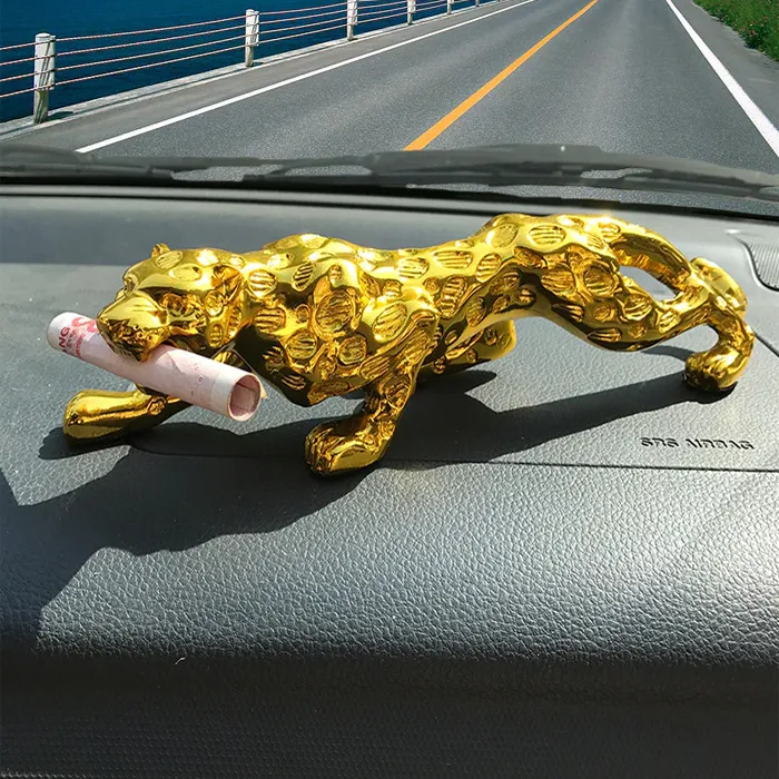 Car%20Ornaments%20Leopard%20Figurine%20Interior%20Dashboard%20Decoration%2020cm%20-%20Golden%20-%20Image%203