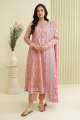 Zellbury Unstitched 3 Piece Lawn Shirt Shalwar Dupatta - 0878 Suit For Women - Cambric Bottom Lawn Dupatta - Essential Unstitched Collection - Unstitched Fabric For Women - Summer - Aug Arrivals. 