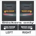 Suzuki Cultus (OLD) BACK LIGHT DESIGN 2  Car Stickers Decal Vinyl Creative Fashion Car Sticker Accessories Stickers for Car, Car Modification, Car Decoration. 