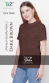 Coffee Brown T Shirt (Premium Quality Fabric) Plain by Big Zee Collections. 