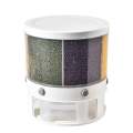 10KG Rotating Rice & Grains Dispenser - 6-Partition Storage Box. 