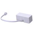 QUANBU RJ11 Plug to Dual UK BT Telephone Socket Convertor. 
