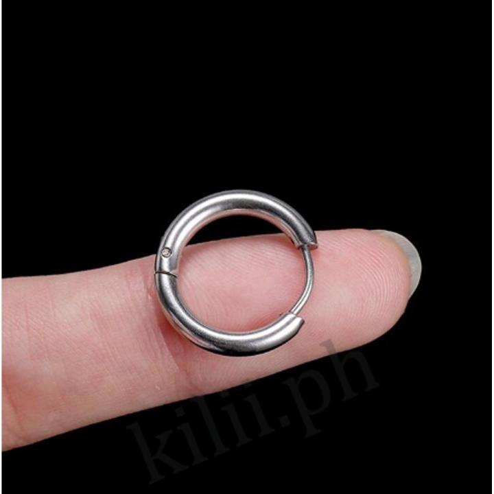 Simple Small Bali For Men & Women Round Earrings Simple Hoop Bali design, small and light weight Hoop Bali earrings adult ages best quality design Stainless Steel Ear Rings