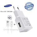 Premium Quality 2A Charger for Samsung Galaxy S3, S4, S5, J3/J5/J7/Core Prime/Grand Prime with Original Micro USB cable & Other Smartphones. 