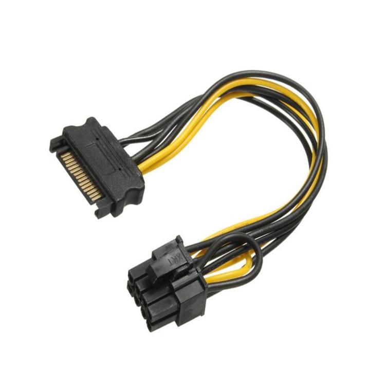 SATA POWER TO 8 PIN Pcie POWER CABLE CONNECTOR